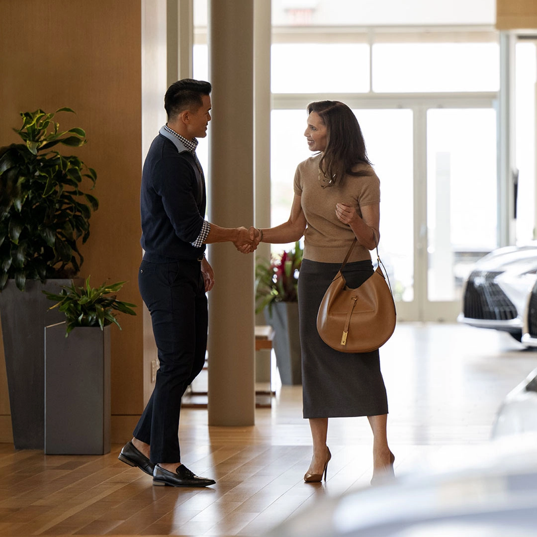 Lexus dealership lounge
